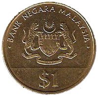 () Монета Малайзия 1987 год 1 ринггит ""   UNC