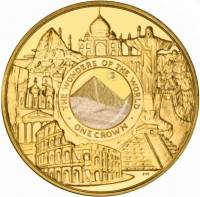 () Монета Остров Мэн 2008 год 1 крона ""   AU