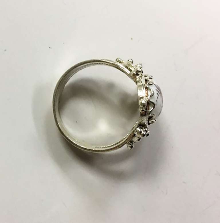 Перстень "Финифть", серебрение (сост. на фото)