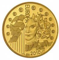 (№2010km1680) Монета Франция 2010 год 5 Euro (1100-летия аббатства Клюни)