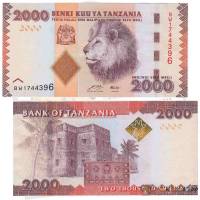 Банкнота Танзания 2011 год  2000 шилингов (Состояние - AU)