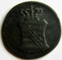 (№1831km1132) Монета Германия (S или G) 1831 год 1 Pfennig (S или G)