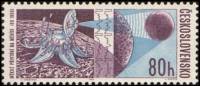 (1966-066) Марка Чехословакия "На Луне"    Исследование космоса III Θ