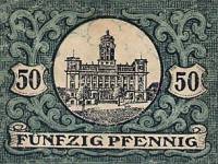 (№1920) Банкнота Германия 1920 год "50 Pfennig"