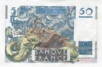 (№1950P-127c.1) Банкнота Франция 1950 год "50 Francs" (Подписи: Cormier  Gargam)