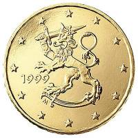 (2002) Монета Финляндия 2002 год 10 евроцентов  1-й тип образца 1999-2006 с буквой М Скандинавский с