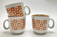 Кофейные чашки, Богдановичи, СССР, 3 шт