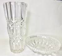 Ваза + салатник хрусталь 