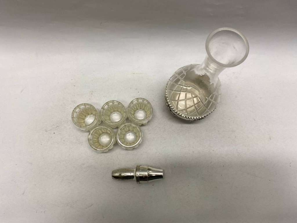 Графин + 5 стопок, стекло