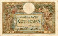 (№1927P-78b.1) Банкнота Франция 1927 год "100 Francs"