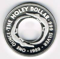 () Монета Австралия 1989 год 1 доллар ""   AU