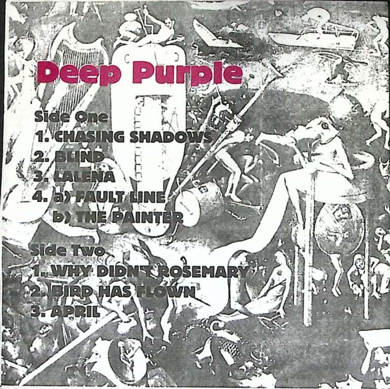 Пластинка виниловая &quot;Deep Purple. Chasing shadows&quot; Stereo 300 мм. (Сост. отл.)