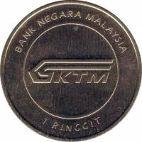 () Монета Малайзия 2010 год 1 ринггит ""   UNC