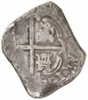 (№1630km101) Монета Испания 1630 год 8 Reales (Tordm Толедо)