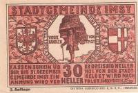 (№1921) Банкнота Австрия 1921 год "30 Heller"