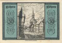 (№1921) Банкнота Германия 1921 год "50 Pfennig"