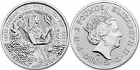 (2022) Монета Великобритания 2022 год 2 фунта "Дева Мариан"  Серебро Ag 999  PROOF