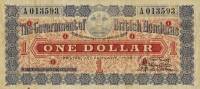 (№1895P-8) Банкнота Гондурас 1895 год "1 Dollar"