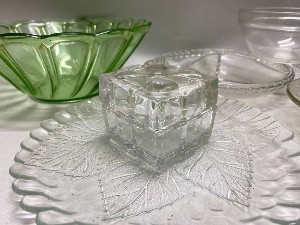 Посуда столовая стекло, салатники, минажницы