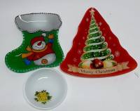 Набор салатников, 3 шт, стекло (сост. на фото)