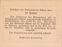 (№1920) Банкнота Австрия 1920 год "10 Heller"
