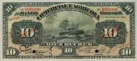 (№1916P-S128bs) Банкнота Эквадор 1916 год "10 Sucres"