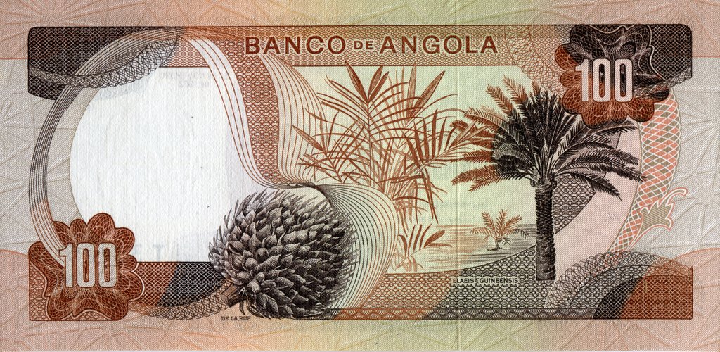 (1972) Банкнота Ангола 1972 год 100 эскудо &quot;Маршал Кармона&quot;   UNC
