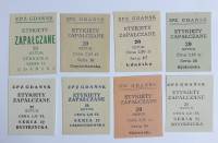 Набор спичечных этикеток "ZPZ Gdansk", 8 шт, СССР (сост. на фото)