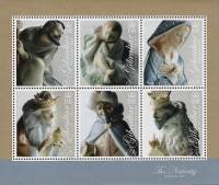 (№2007-82) Блок марок Гибралтар 2007 год "Рождества Рождество 2007", Гашеный