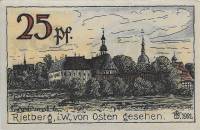 (№1921) Банкнота Германия 1921 год "25 Pfennig"