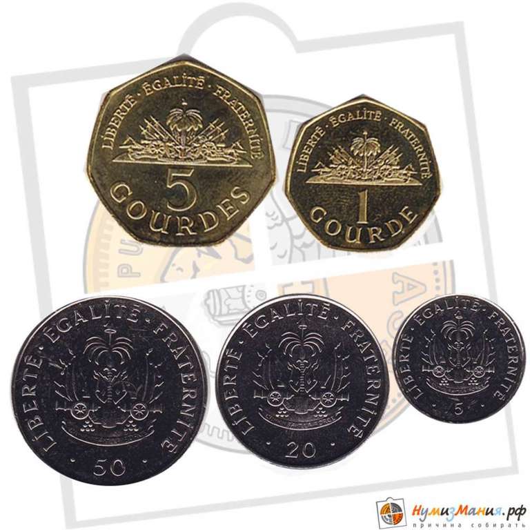 () Монета Гаити 1995 год &quot;&quot;   UNC