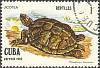 (1982-050) Марка Куба "Кубинский слайдер"    Рептилии III Θ