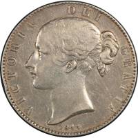 () Монета Великобритания 1839 год 1 крона ""  Биметалл (Серебро - Ниобиум)  UNC