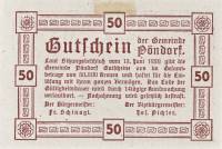 (№1920) Банкнота Австрия 1920 год "50 Heller"