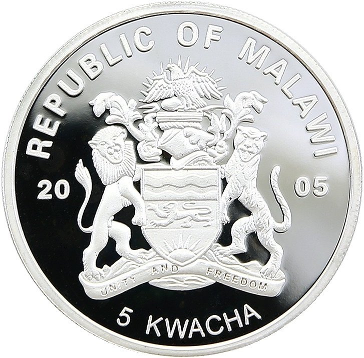 () Монета Малави 2005 год 5  &quot;&quot;   Медь-Никель  UNC