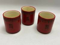 Бокалы стаканы керамика 3 шт