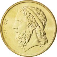 (№1986km147) Монета Греция 1986 год 50 Drachmai (Гомер)