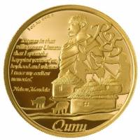 (№2013) Монета Южная Африка 2013 год 25 Rand (Жизнь - Легенда Нельсон Мандела)