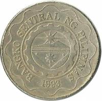 () Монета Филиппины 1997 год 5 песо ""  Латунь, покрытая Никелем  UNC