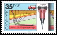 (1980-091) Марка Германия (ГДР) "Сейсмические исследования"    Геофизика III Θ