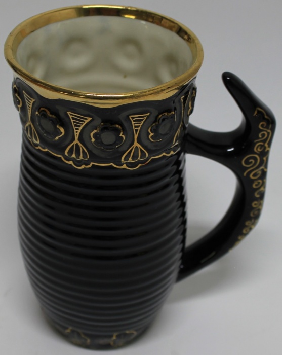 Кружка, керамика, кобальт, СССР (сост. на фото)