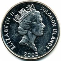 (№1987km28) Монета Соломоновы Острова 1987 год 20 Cents