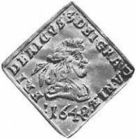 (№1648km163.2) Монета Дания 1648 год 1 Ducat (большой чучело)