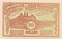 (№1920) Банкнота Австрия 1920 год "50 Heller"