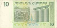 (,) Банкнота Зимбабве 2007 год 10 долларов "Балансирующие скалы"   UNC