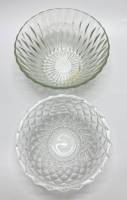 Салатники, хрусталь, стекло, 2 шт