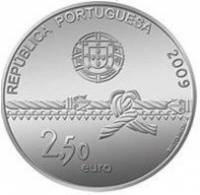 () Монета Португалия 2009 год 2,5 евро ""  Никель  AU