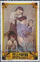 (1982-027) Марка Северная Корея "Расчесывание"   100 лет со дня рождения П. Пикассо III Θ