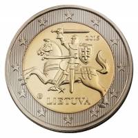 (2015) Монета Литва 2015 год 2 евро   Биметалл  UNC