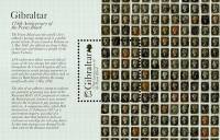 (№2015-120) Блок марок Гибралтар 2015 год "Черный Пенни", Гашеный